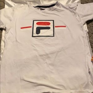 Fila white tshirt